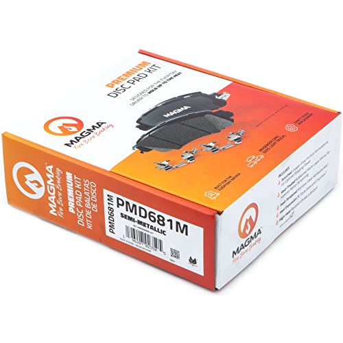 MAGMA Premium Semi-Metallic Brake Pads PMD681M