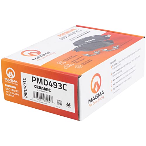 MAGMA Premium PMD493C Ceramic Brake Pads, Front