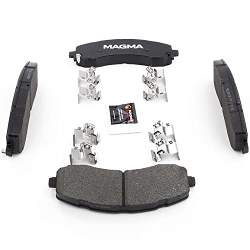 MAGMA Premium PMD2225M Semi-Metallic Brake Pads, Rear