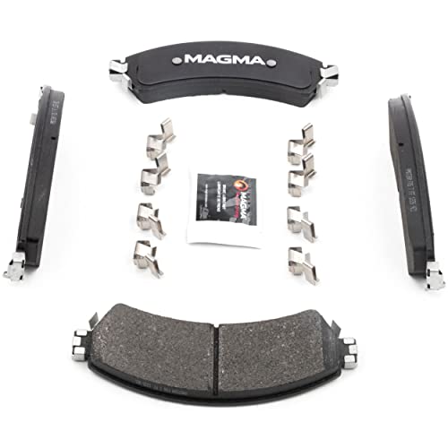 MAGMA Premium PMD726M Semi-Metallic Brake Pads, Front