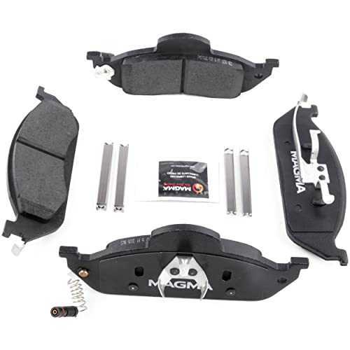 MAGMA Premium PMD760C Ceramic Brake Pads, Front
