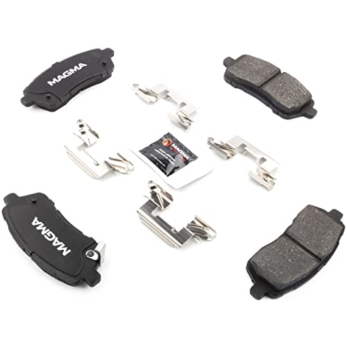 MAGMA Premium PMD1454AM Semi-Metallic Brake Pads, Front