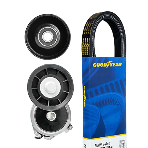 Goodyear 3023 Serpentine Belt Drive Component Kit, Gray
