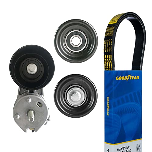 Goodyear Replacement Belts and Hoses 3293 Serpentine Belt Drive Component Kit, Gray