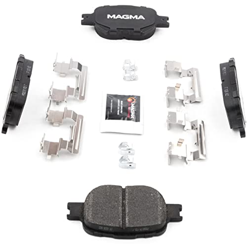 MAGMA Premium PMD817M Semi-Metallic Brake Pads, Front