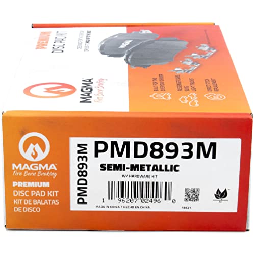 MAGMA Premium Semi-Metallic Brake Pads PMD893M