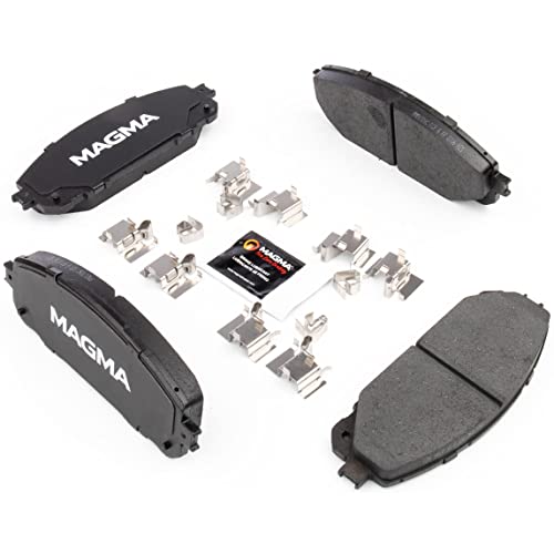 MAGMA Premium PMD1709C Ceramic Brake Pads, Front
