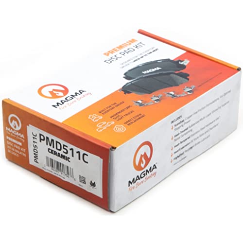 MAGMA Premium PMD511C Ceramic Brake Pads, Rear