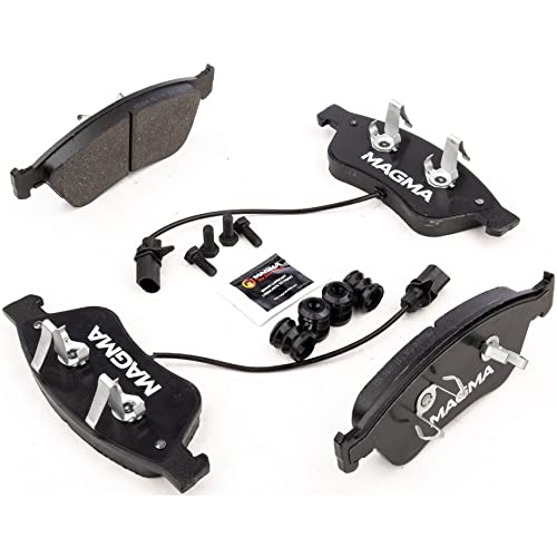MAGMA Premium PMD1024M Semi-Metallic Brake Pads, Front