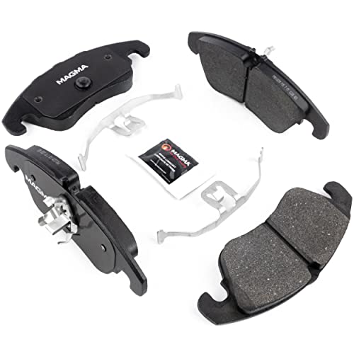 MAGMA Premium PMD1322M Semi-Metallic Brake Pads, Front
