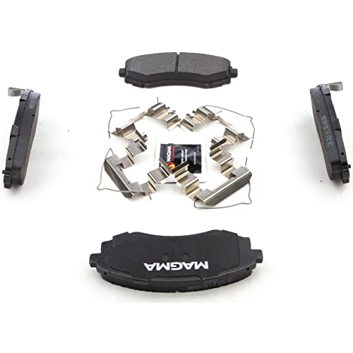 MAGMA Premium PMD700M Semi-Metallic Brake Pads, Front