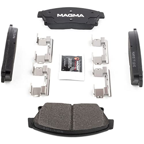 MAGMA Premium PMD1467M Semi-Metallic Brake Pads, Front