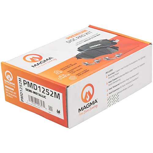 MAGMA Premium Semi-Metallic Brake Pads PMD1252M