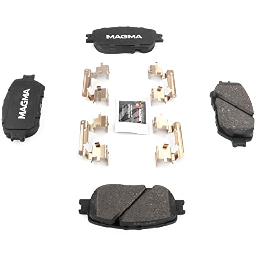 MAGMA Premium PMD908M Semi-Metallic Brake Pads, Front