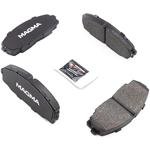 MAGMA Premium PMD1344M Semi-Metallic Brake Pads, Front