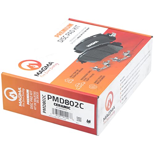 MAGMA Premium PMD802C Ceramic Brake Pads, Rear