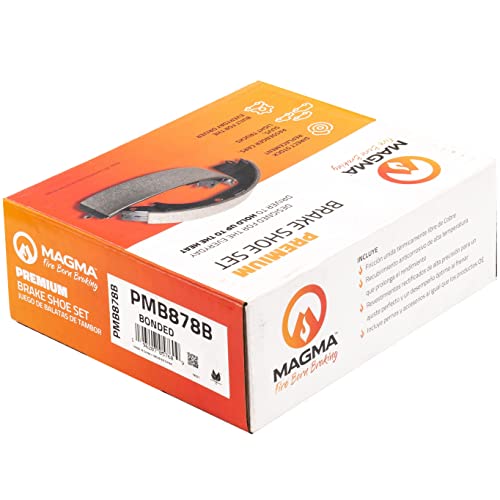MAGMA Premium Parking Brake Shoes PMB878B