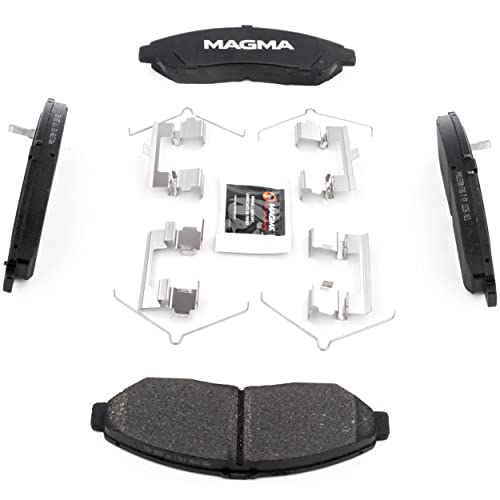 MAGMA Premium PMD1378M Semi-Metallic Brake Pads, Front