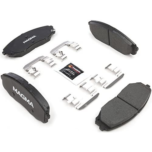 MAGMA Premium PMD1814C Ceramic Brake Pads, Front