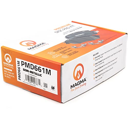 MAGMA Premium Semi-Metallic Brake Pads PMD661M