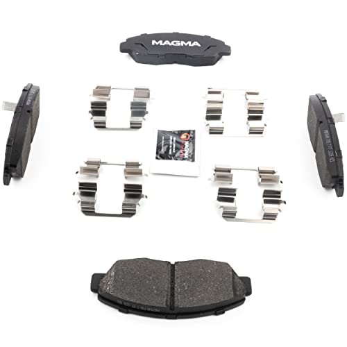 MAGMA Premium PMD764M Semi-Metallic Brake Pads, Front