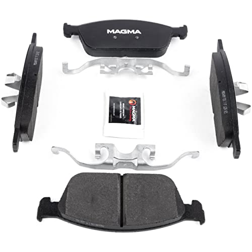 MAGMA Premium PMD1645M Semi-Metallic Brake Pads, Front