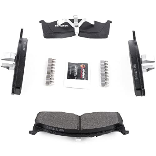 MAGMA Premium PMD642M Semi-Metallic Brake Pads, Front