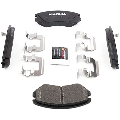 MAGMA Premium PMD924M Semi-Metallic Brake Pads, Front