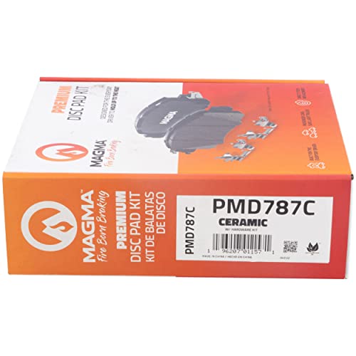 MAGMA Premium PMD787C Ceramic Brake Pads, Front