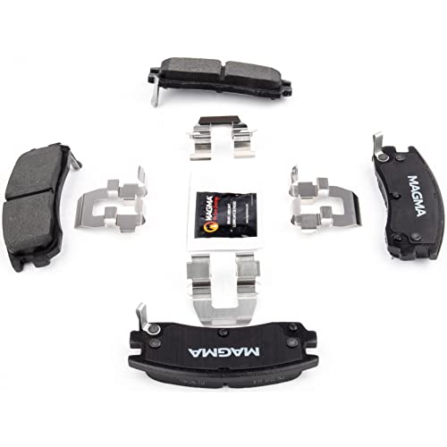 MAGMA Premium PMD714C Ceramic Brake Pads, Rear