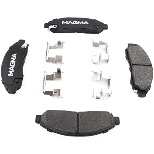 MAGMA Premium PMD1039M Semi-Metallic Brake Pads, Front