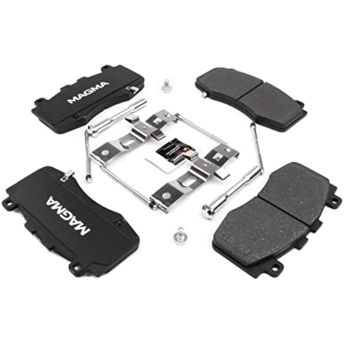 MAGMA Premium PMD2152M Semi-Metallic Brake Pads, Front
