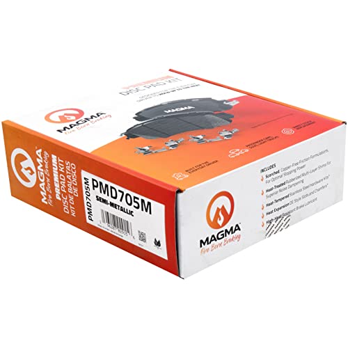 MAGMA Premium Semi-Metallic Brake Pads PMD705M
