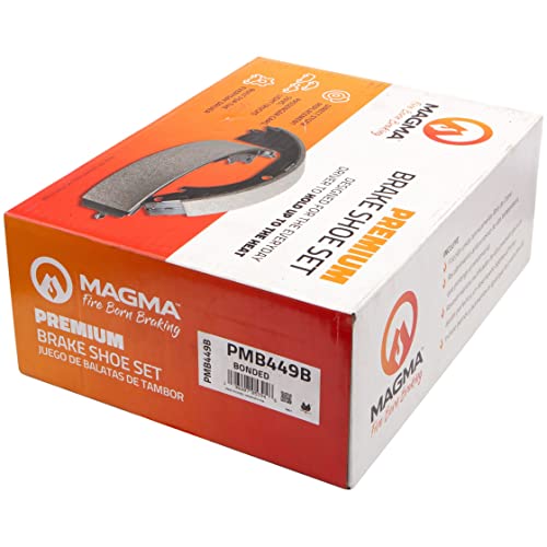 MAGMA Premium PMB449B Bonded Shoes, Rear