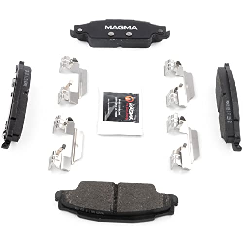MAGMA Premium PMD922M Semi-Metallic Brake Pads, Rear