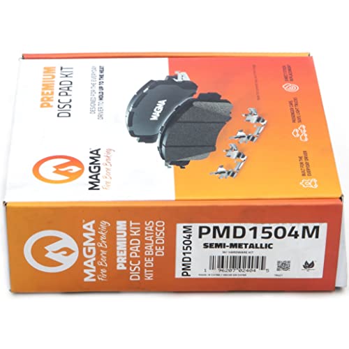 MAGMA Premium Semi-Metallic Brake Pads PMD1504M