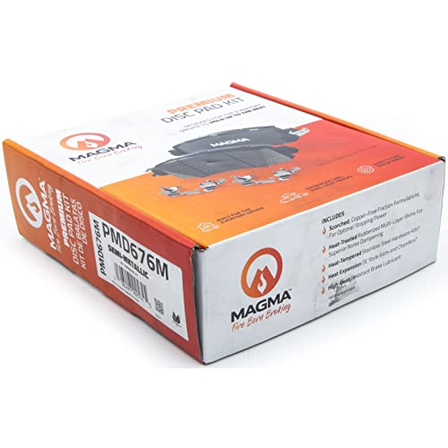 MAGMA Premium Semi-Metallic Brake Pads PMD676M
