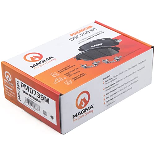 MAGMA Premium Semi-Metallic Brake Pads PMD739M