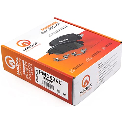 MAGMA Premium PMD834C Ceramic Brake Pads, Rear