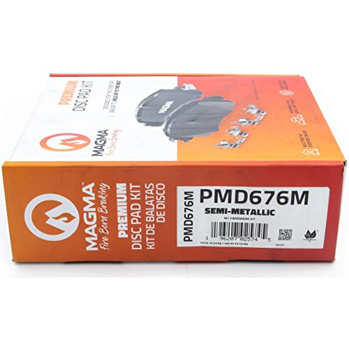 MAGMA Premium Semi-Metallic Brake Pads PMD676M