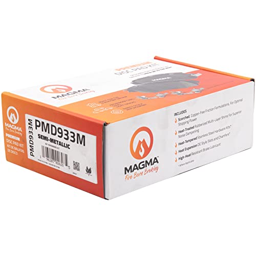 MAGMA Premium Semi-Metallic Brake Pads PMD933M
