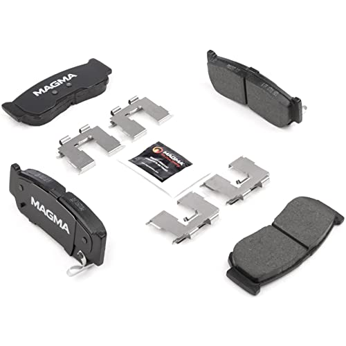 MAGMA Premium PMD1297C Ceramic Brake Pads, Rear