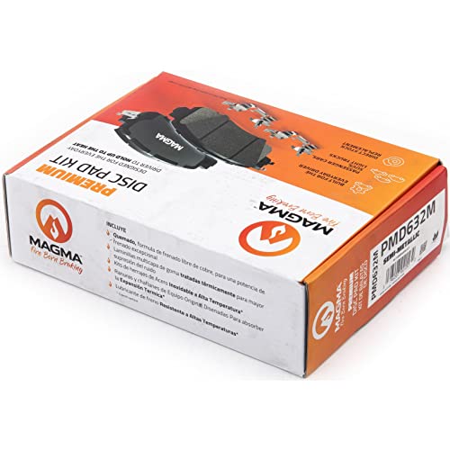 MAGMA Premium Semi-Metallic Brake Pads PMD632M