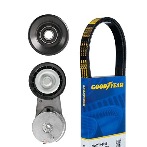Goodyear Replacement Belts and Hoses 3048 Serpentine Belt Drive Component Kit, Gray