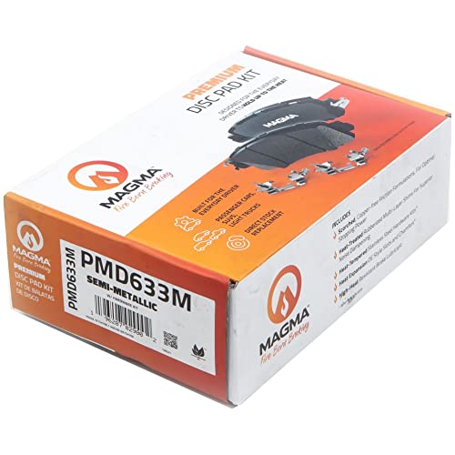 MAGMA Premium Semi-Metallic Brake Pads PMD633M