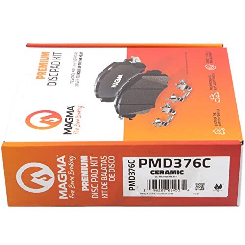 MAGMA Premium PMD376C Ceramic Brake Pads, Front