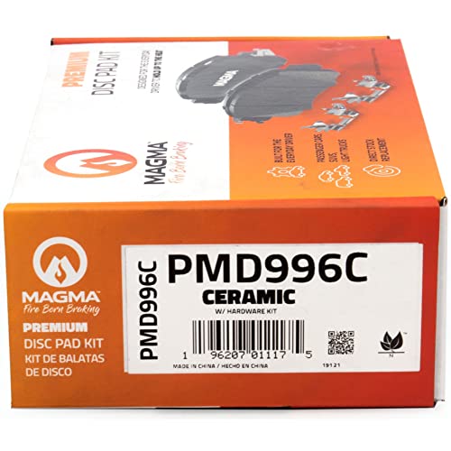 MAGMA Premium PMD996C Ceramic Brake Pads, Rear