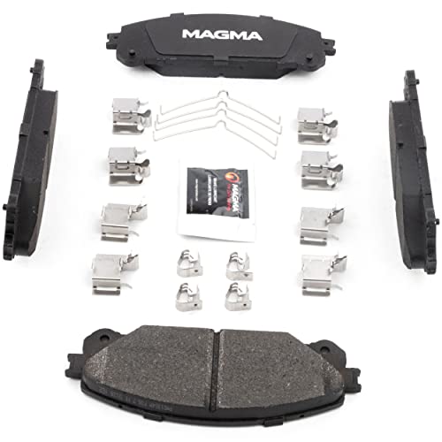 MAGMA Premium PMD1324M Semi-Metallic Brake Pads, Front