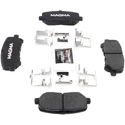 MAGMA Premium PMD1281C Ceramic Brake Pads, Rear