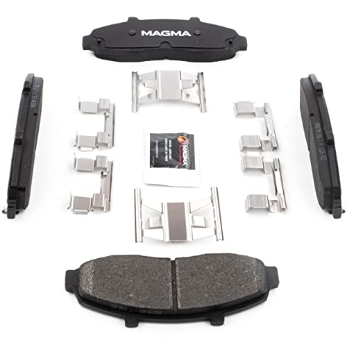 MAGMA Premium PMD679M Semi-Metallic Brake Pads, Front
